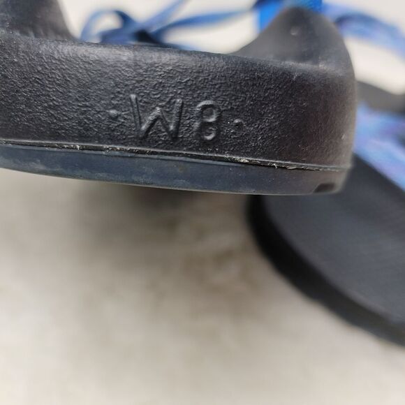 Chaco Sports Classic ZX1 Braid Blue Water Beach Sandals Womens Size 6 - Picture 8 of 10